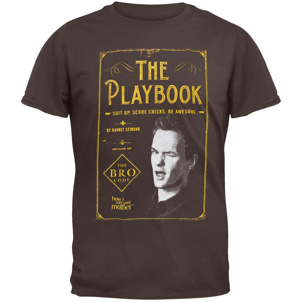 How I Met Your Mother - The Playbook T-Shirt Men's T-Shirts How I Met Your Mother SM Brown 