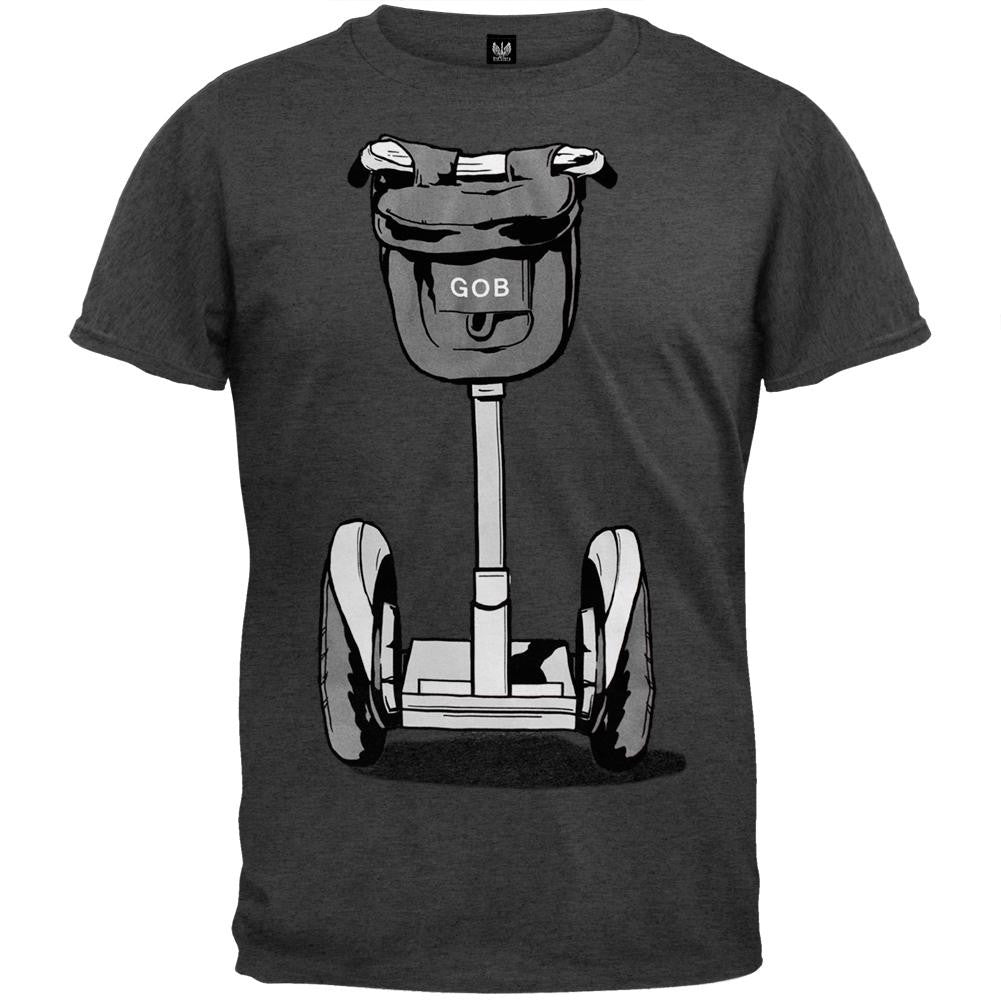 Arrested Development - GOB Segway Soft T-Shirt Men's T-Shirts Arrested Development SM Grey 