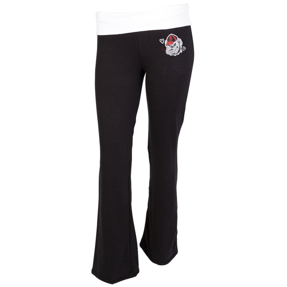 Georgia Bulldogs - Glitter Logo Cheer Girls Juvy Sweatpants Juvenile T-Shirts Georgia Bulldogs   