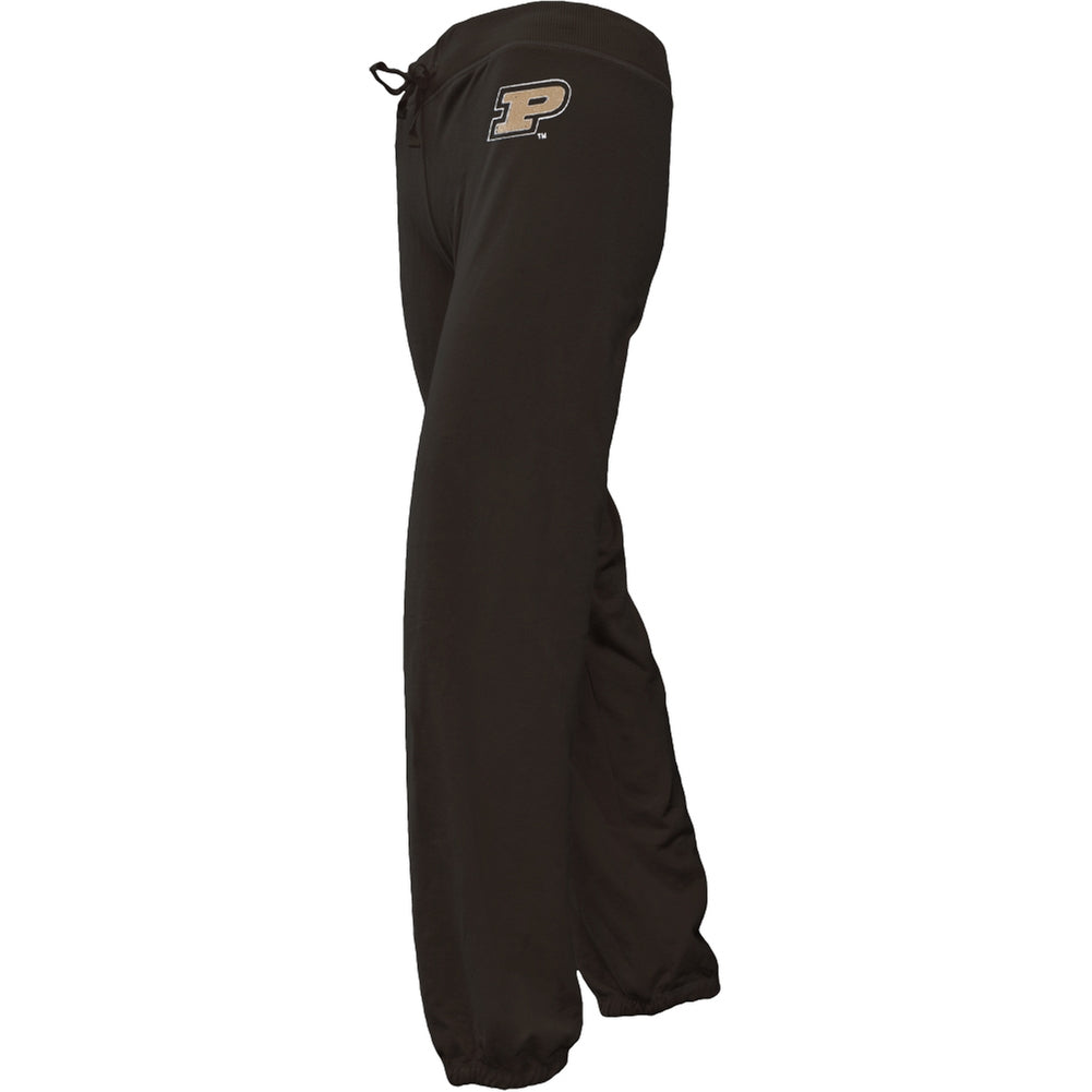 Purdue Boilermakers - Foil Logo Girls Juvy Sweatpants Juvenile Sweatpants Purdue Boilermakers J7 Black 