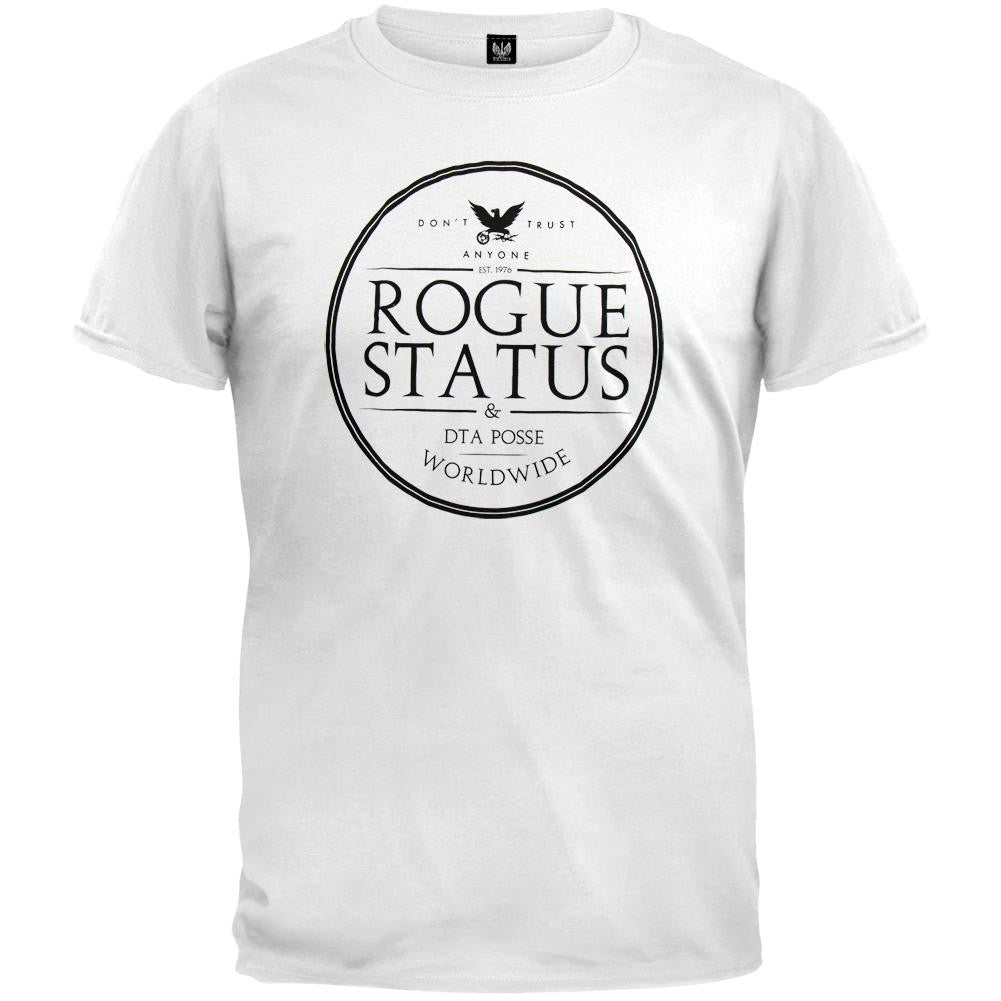 DTA - Rogue Status Label White T-Shirt Men's T-Shirts DTA 2XL White 