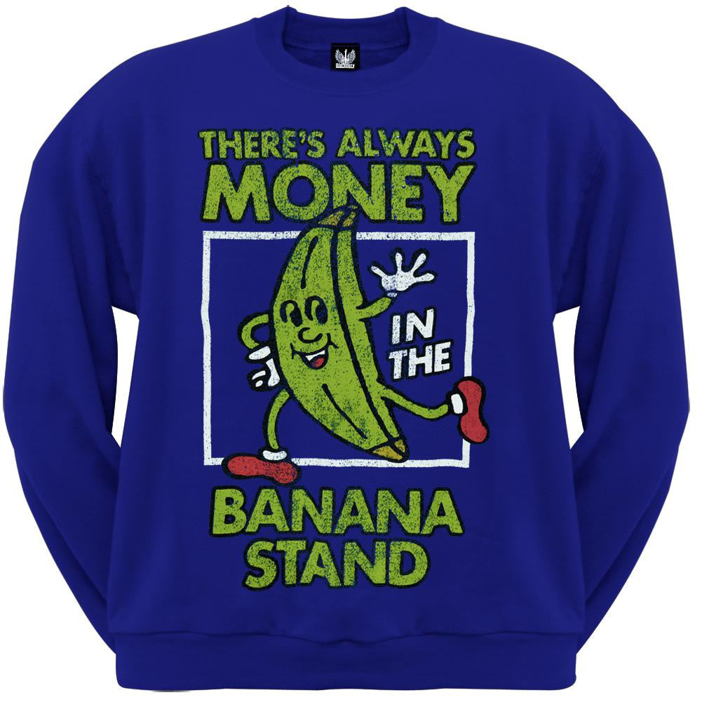 Arrested Development - Money in the Banana Stand Crew Neck Sweatshirt Men's Sweatshirts Arrested Development SM Blue 