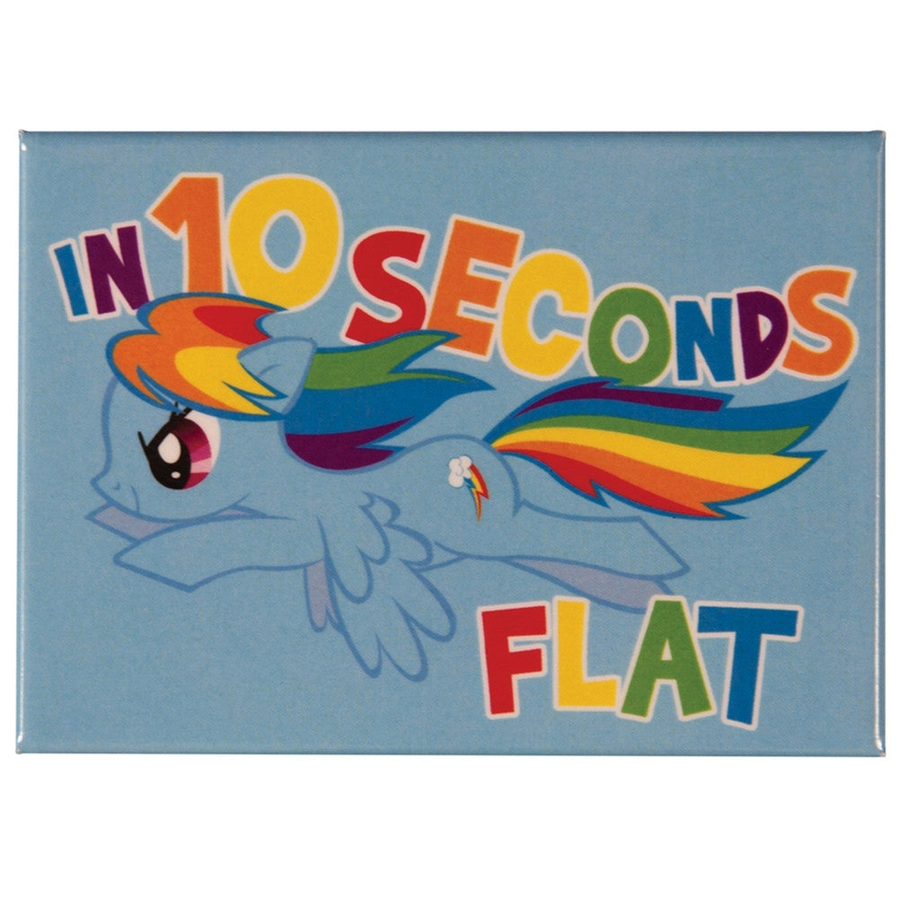 My Little Pony - Rainbow Dash 10 Seconds Magnet Refrigerator Magnets Old Glory   