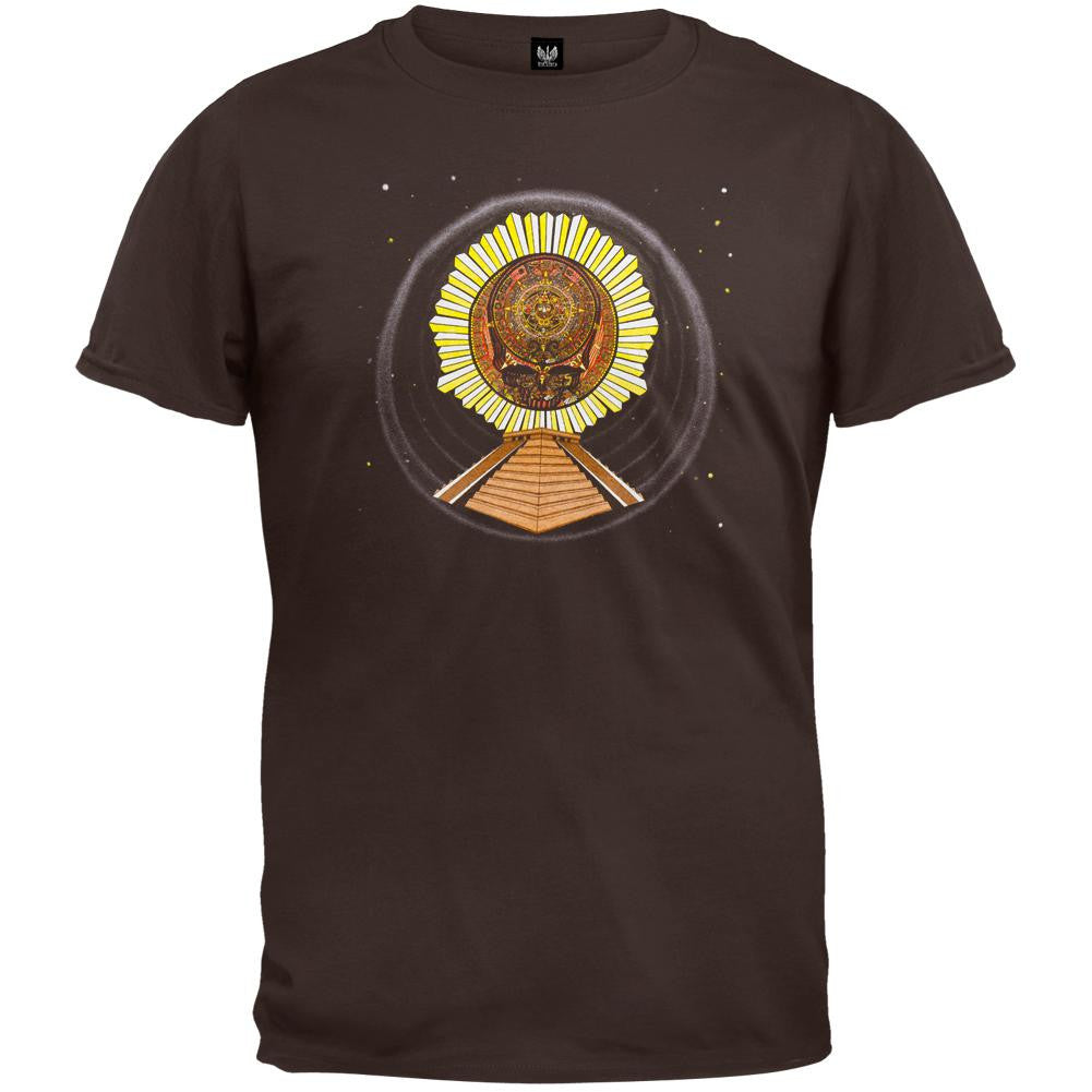 Grateful Dead - Aztec SYF Brown T-Shirt Men's T-Shirts Grateful Dead SM Brown 