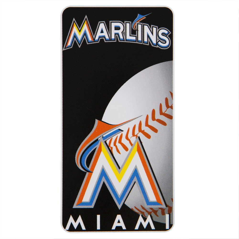 Miami Marlins - Large Ball Logo Velour Beach Towel Beach Towels Old Glory OS Black 