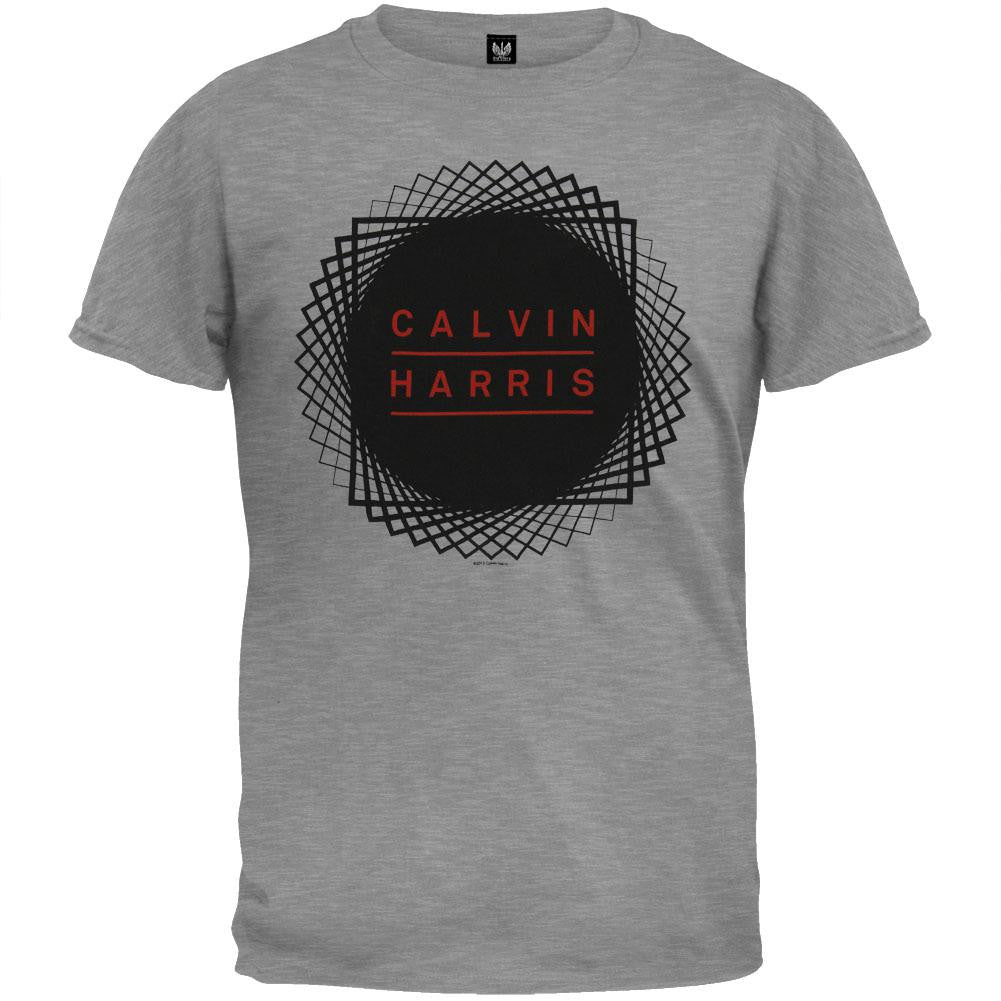 Calvin Harris - Spiro Logo Soft T-Shirt Men's T-Shirts Calvin Harris SM Grey 