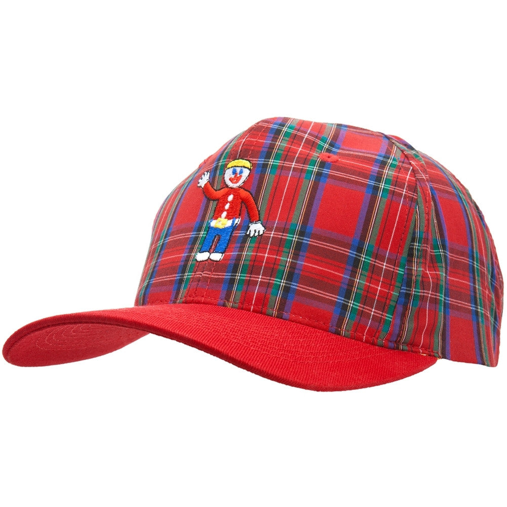 Mr. Bill - Red Plaid - Baseball Cap Adjustable Baseball Caps Old Glory OS Red 