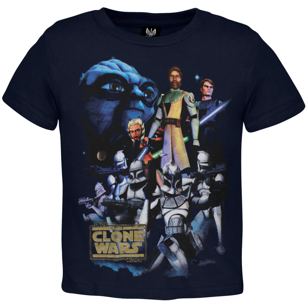 Star Wars - Clone Wars Cast Youth T-Shirt Youth T-Shirts Star Wars LG  