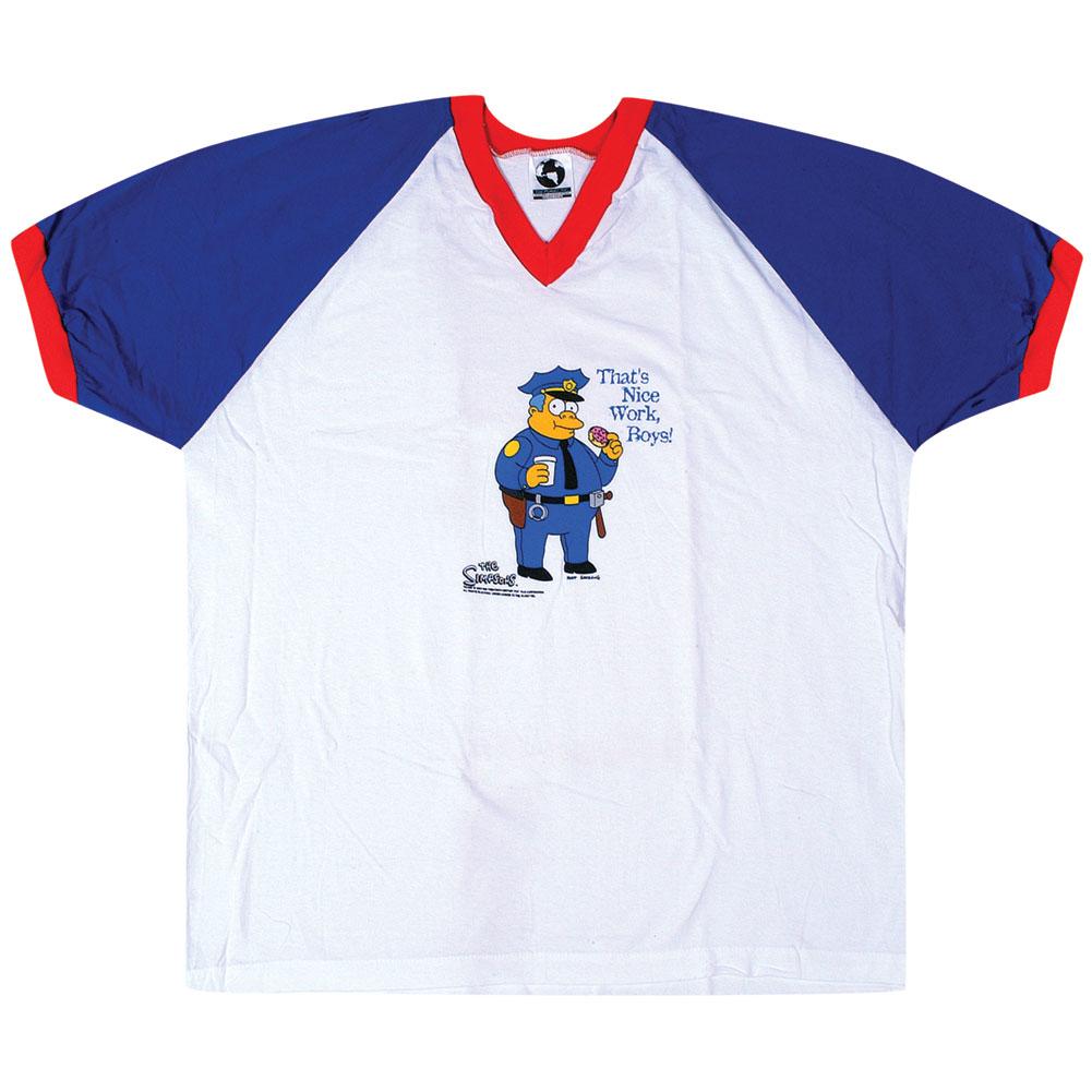 Simpsons - Chief Wiggum Soccer Jersey Men's Soccer Jerseys Old Glory   