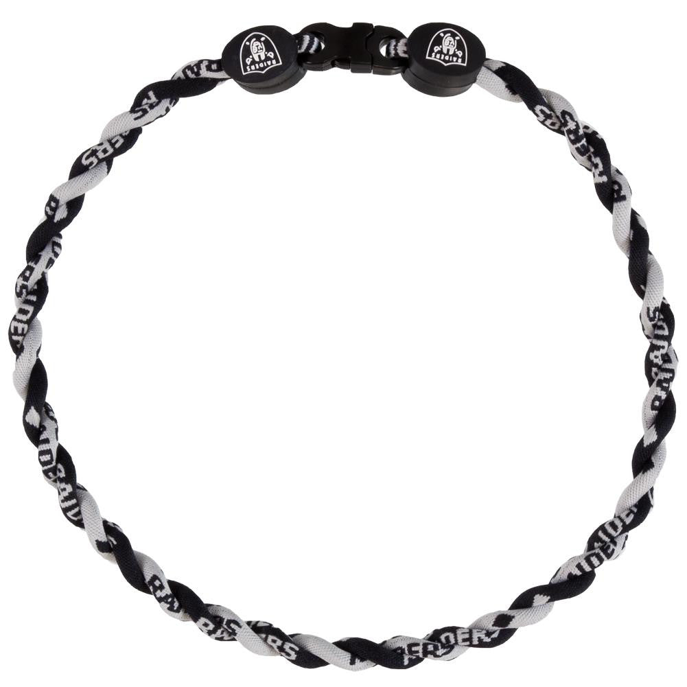 Oakland Raiders - Logo Titanium Twist Necklace Necklaces Old Glory   