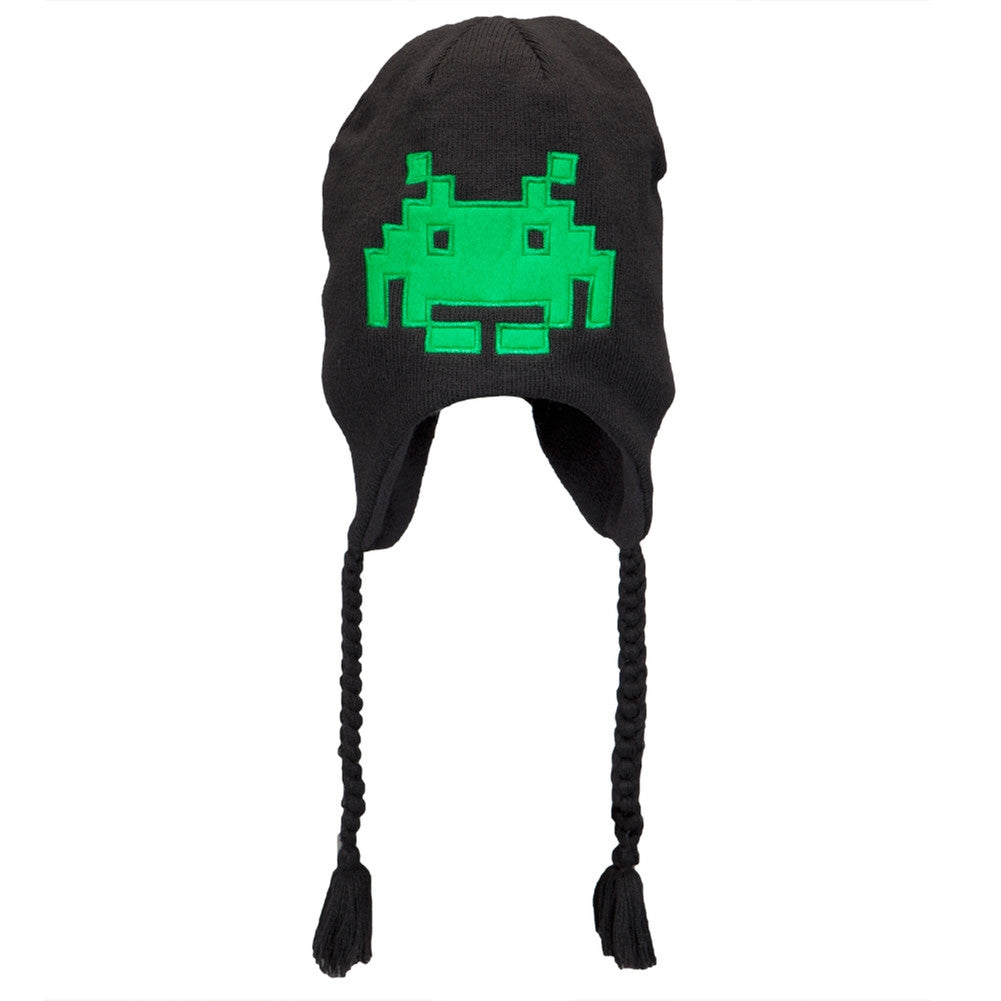 Space Invaders - 8-Bit Alien Peruvian Hat Peruvian Knit Hats Old Glory   