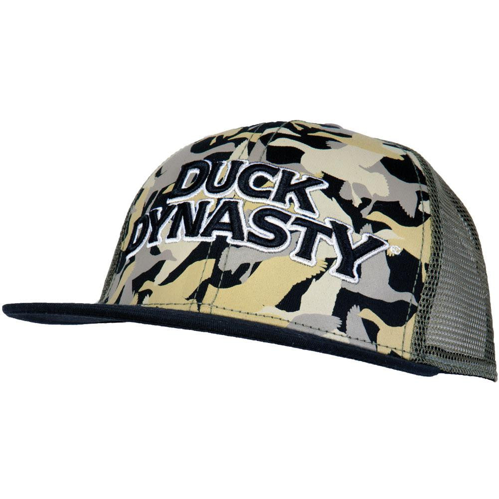 Duck Dynasty - Logo Camo Adult Trucker Cap Trucker Caps Old Glory OS Multi 