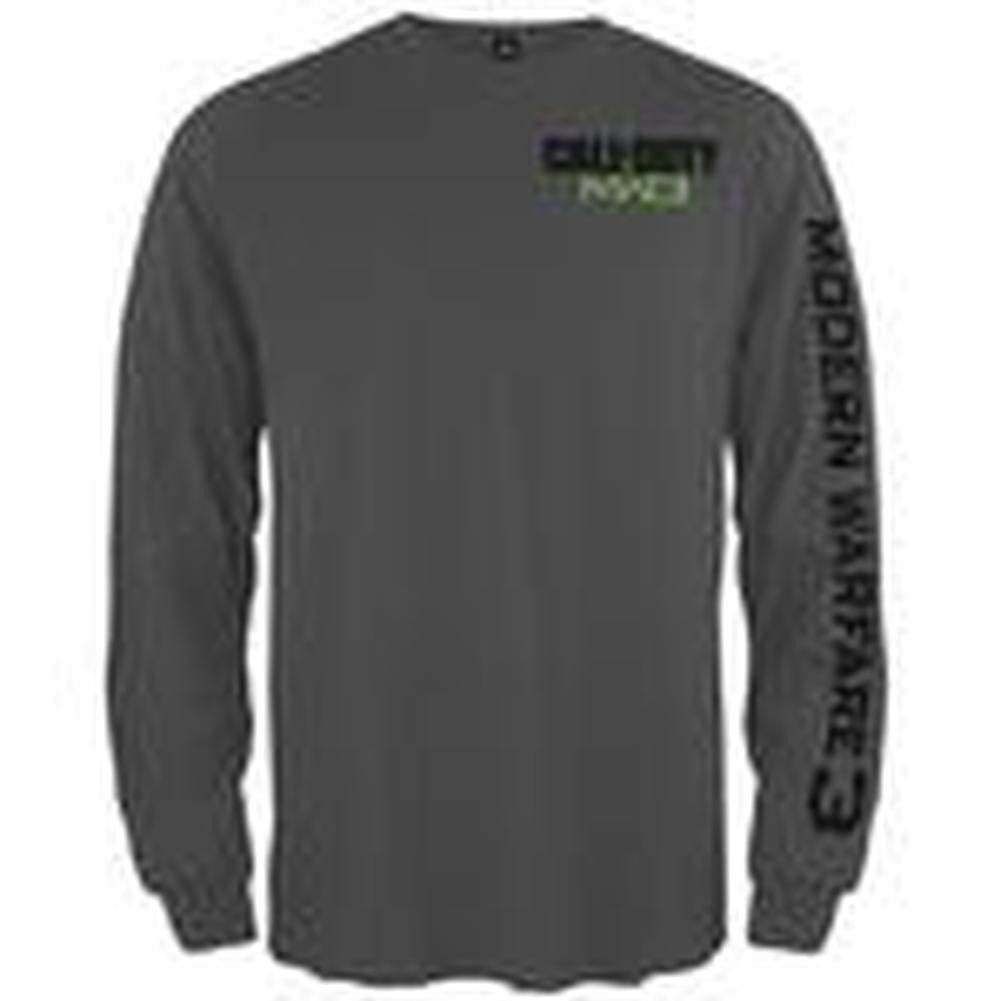 Call of Duty - Modern Warfare 3 Long Sleeve T-Shirt Men's Long Sleeves Call of Duty MD Grey 