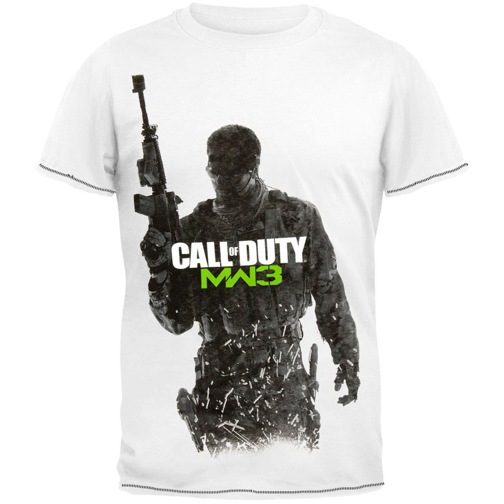 Call of Duty - MW3 Cover Art T-Shirt Men's T-Shirts Call of Duty LG White