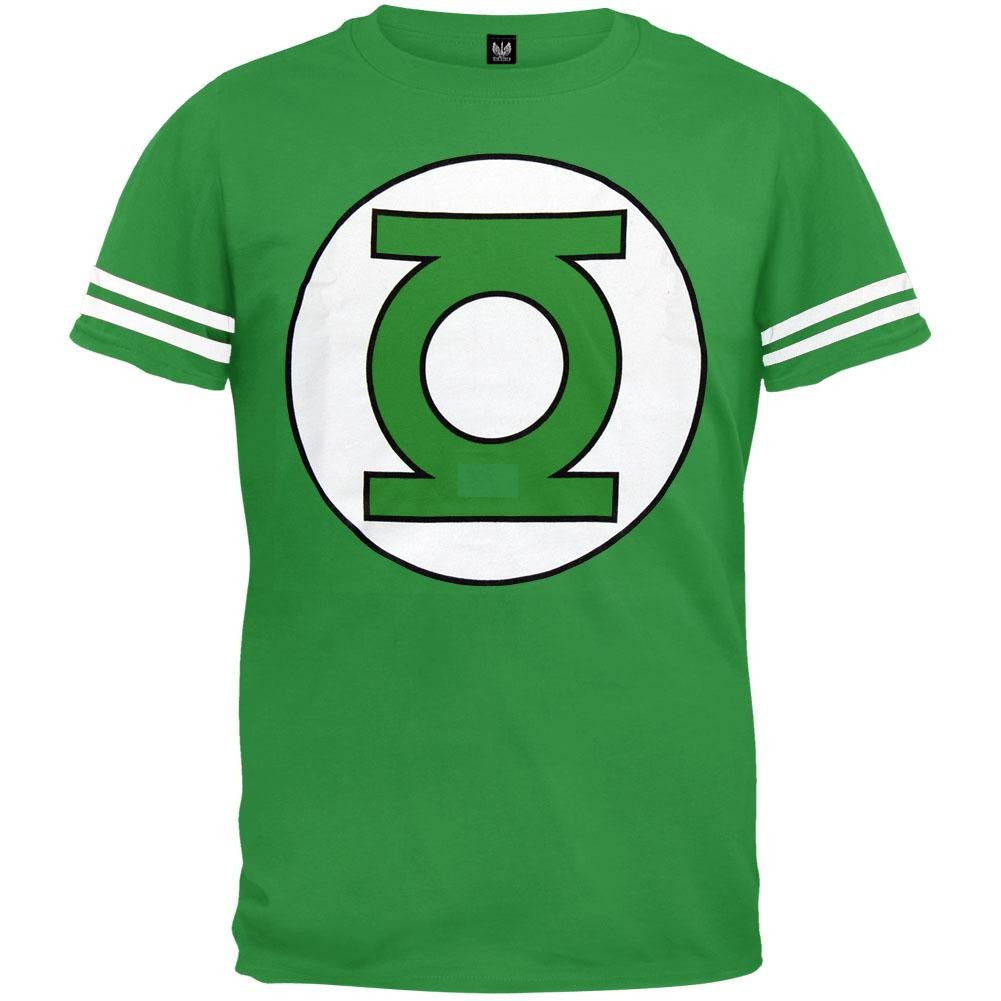 Green Lantern - Logo Green Jersey T-Shirt Men's T-Shirts Green Lantern   