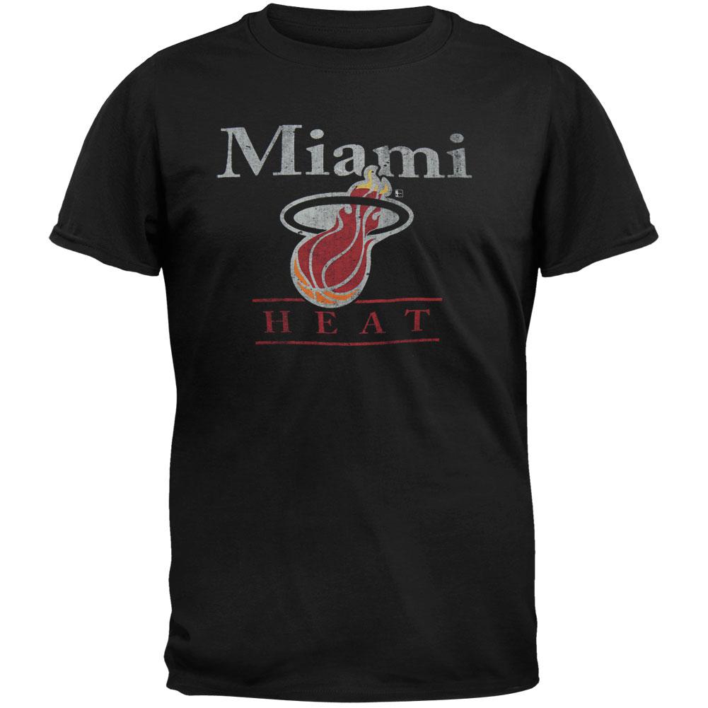 Miami Heat - Flanker Premium T-Shirt Men's T-Shirts Miami Heat 2XL Black 