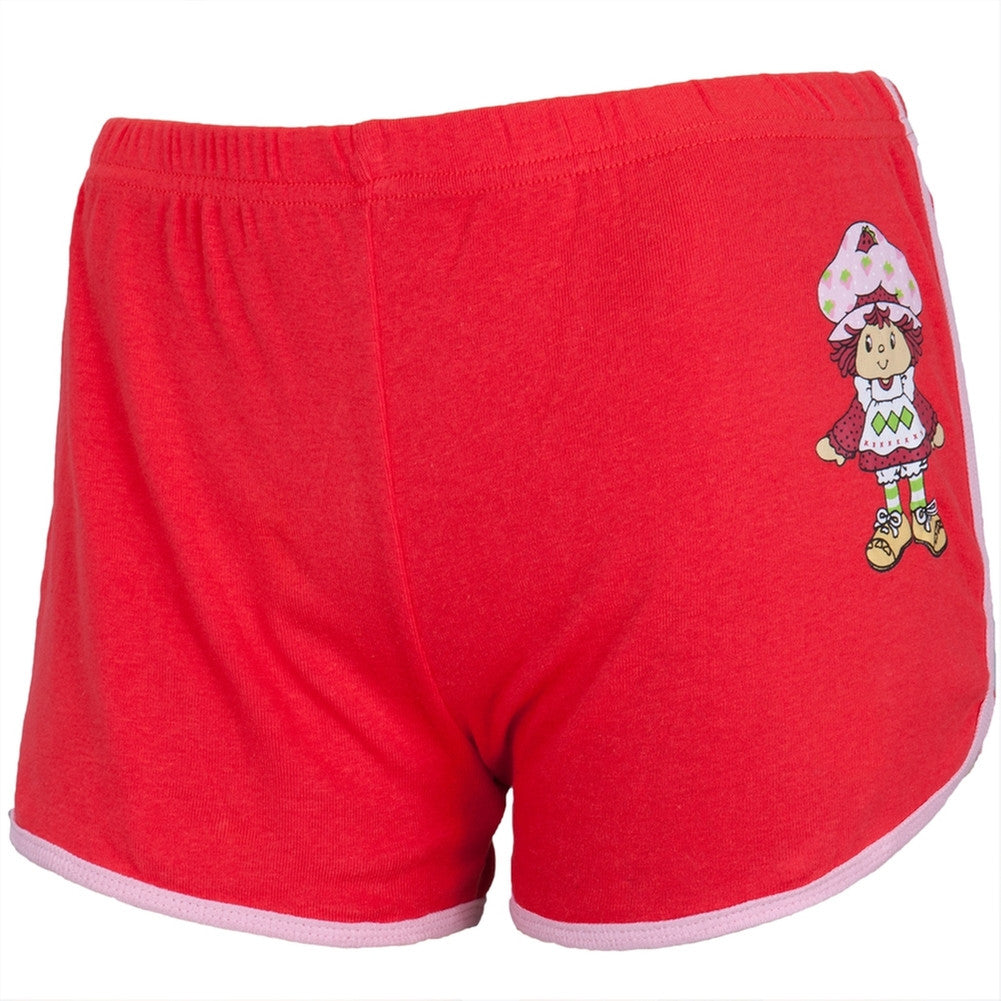 Strawberry Shortcake - Sweet Thing Juniors Booty Shorts Juniors Shorts Strawberry Shortcake LG Red 