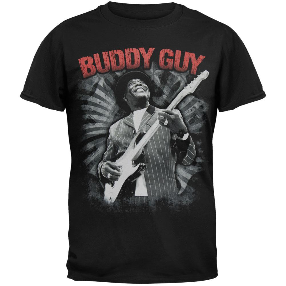 Buddy Guy - Swirl 2011 Tour T-Shirt Men's T-Shirts Buddy Guy MD Black 