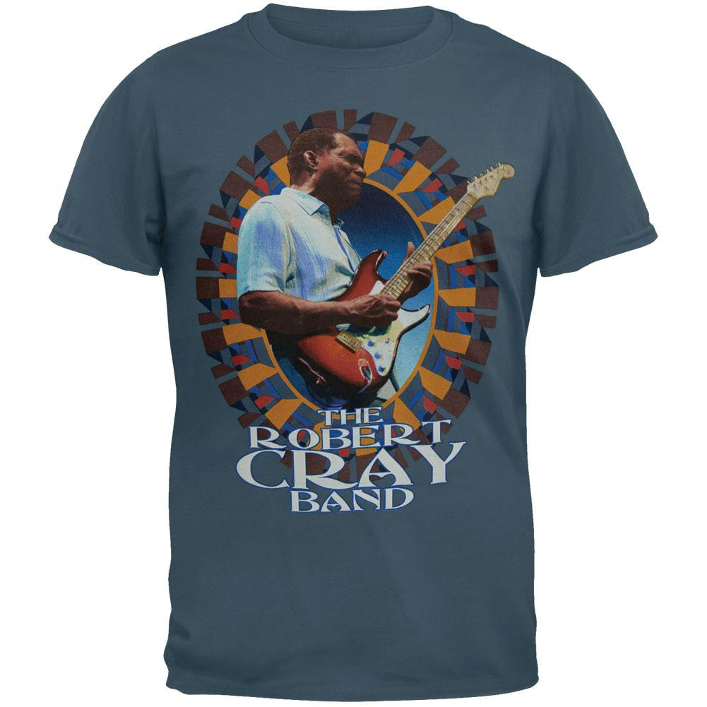 Robert Cray Band - Oval Frame 2011 Tour T-Shirt Men's T-Shirts Robert Cray 2XL Blue 