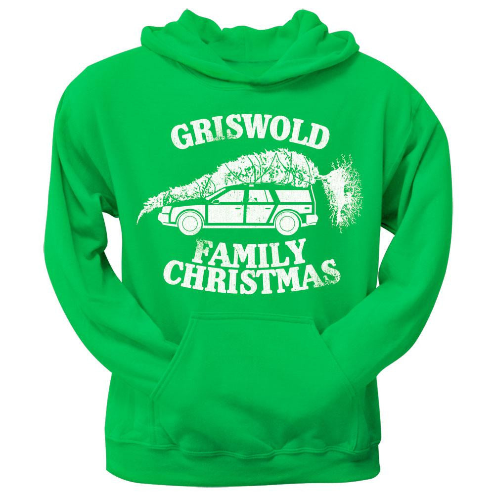 Christmas Vacation - Griswold Family Christmas Green Pullover Hoodie Men's Hoodies National Lampoon SM Green 