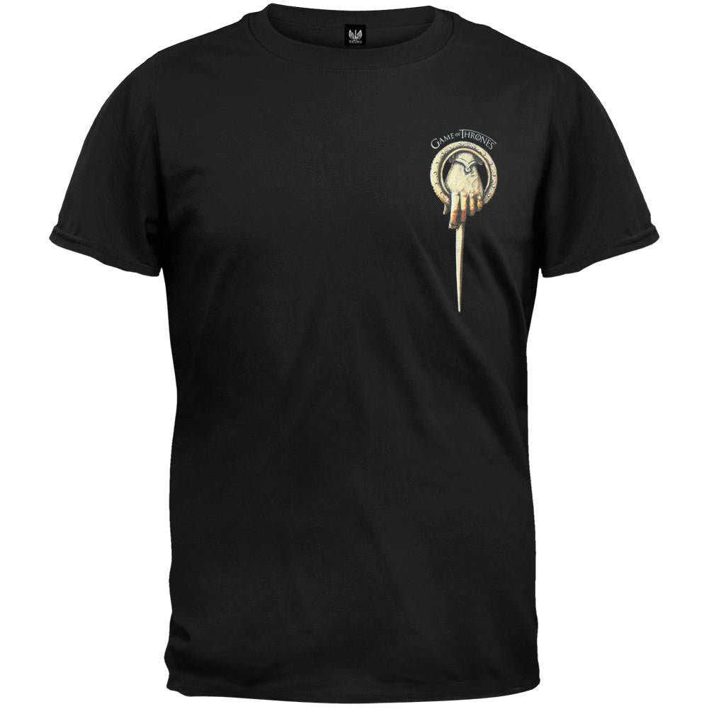 Game of Thrones - Hand in Ring T-Shirt Men's T-Shirts Game of Thrones SM Black 