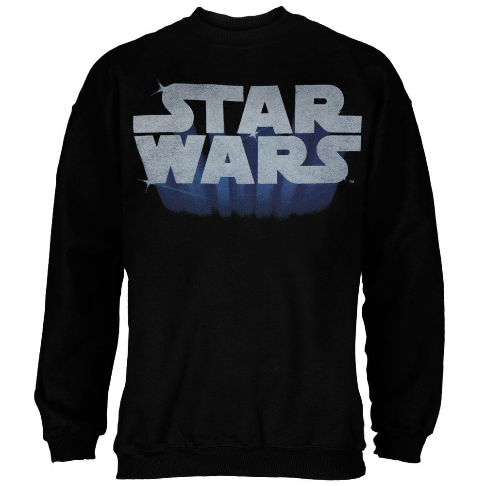 Star Wars - Glowing Logo Crewneck Sweatshirt Men's Sweatshirts Star Wars 2XL Black 