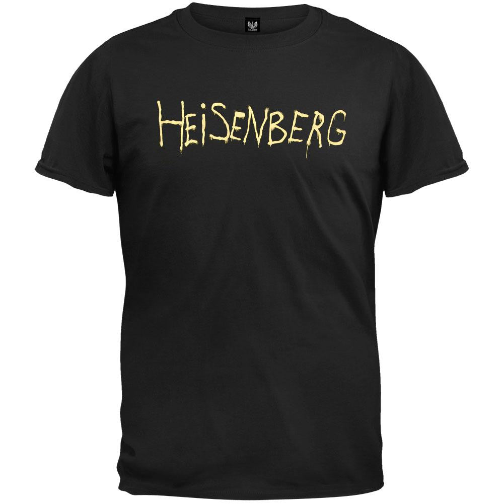 Breaking Bad - Heisenberg Signature T-Shirt Men's T-Shirts Breaking Bad SM Black 