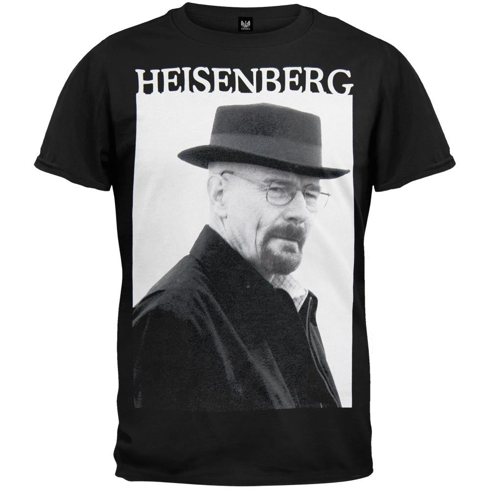 Breaking Bad - Heisenberg Photo T-Shirt Men's T-Shirts Breaking Bad SM Black 