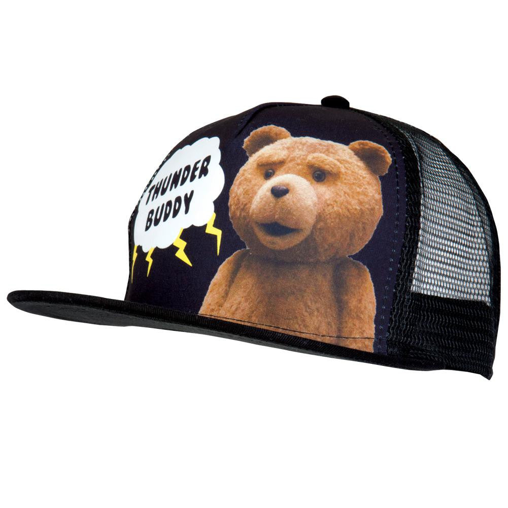 Ted - Thunder Buddy Clouds Trucker Cap Trucker Caps Old Glory OS Black 