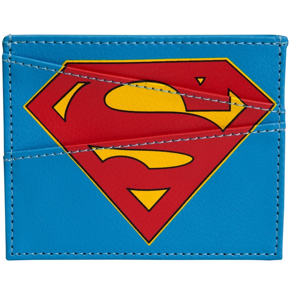 Superman - Shield Logo ID Wallet Wallets Old Glory   