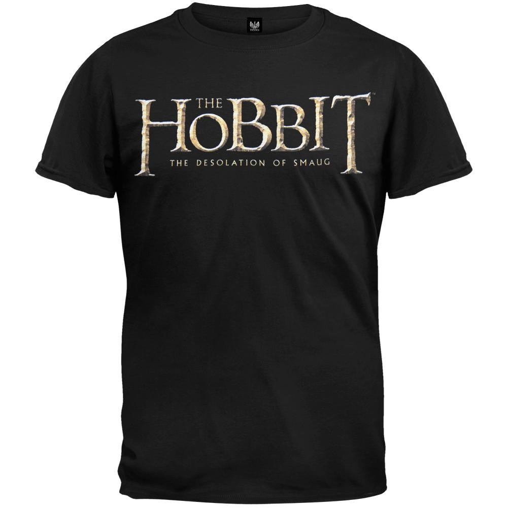 The Hobbit - Desolation of Smaug Logo T-Shirt Men's T-Shirts The Hobbit 2XL Black