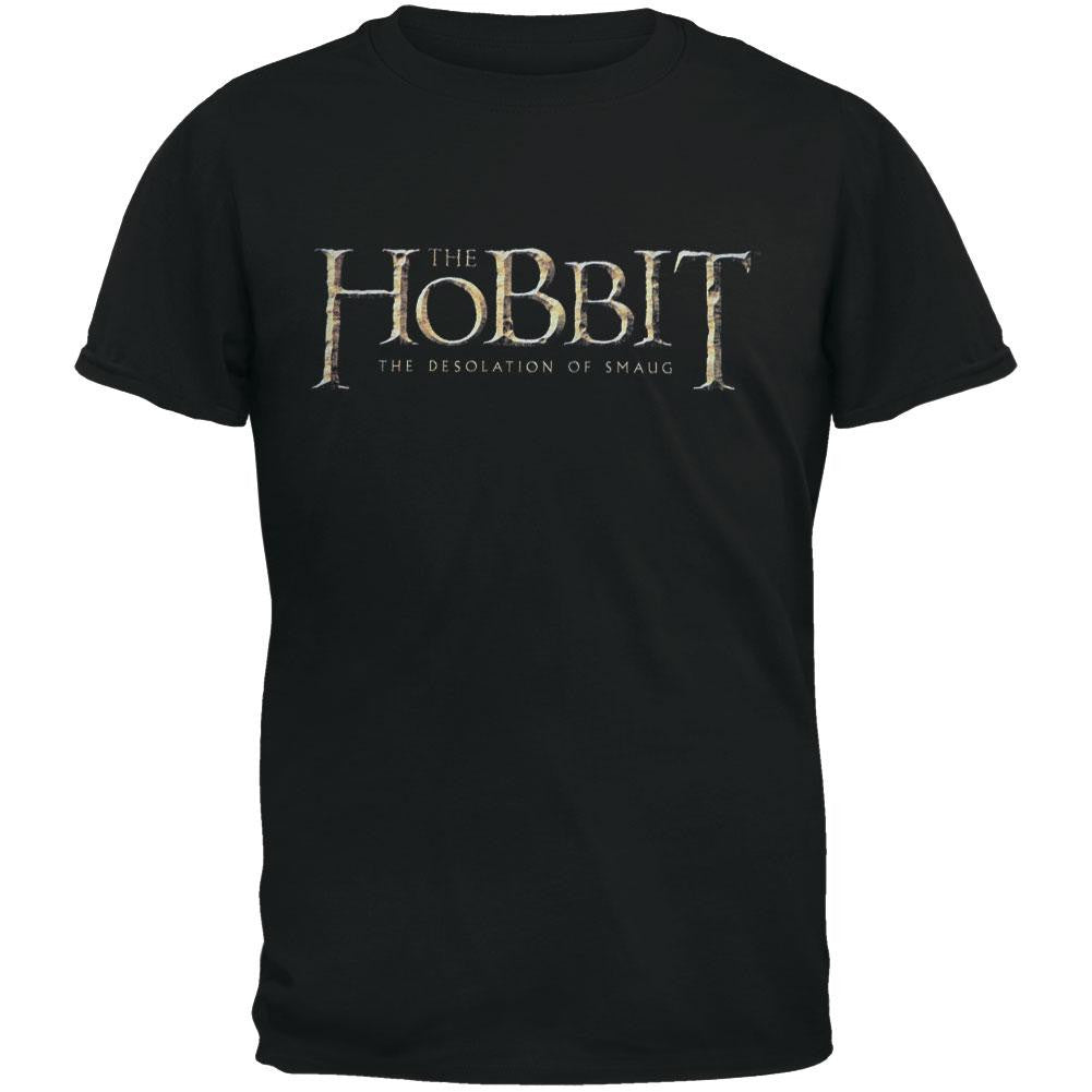 The Hobbit - Desolation of Smaug Logo Youth T-Shirt Youth T-Shirts The Hobbit LG Black 