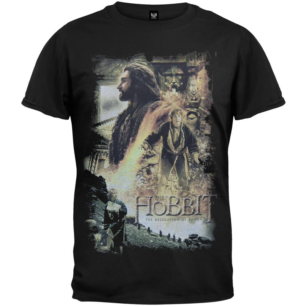 The Hobbit - Golden Chambers T-Shirt Men's T-Shirts The Hobbit 2XL Black