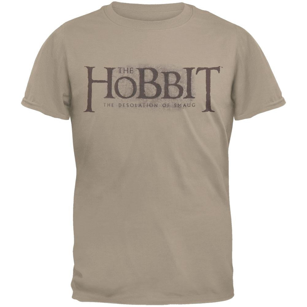 The Hobbit - Textured Logo Youth T-Shirt Youth T-Shirts The Hobbit LG Beige 