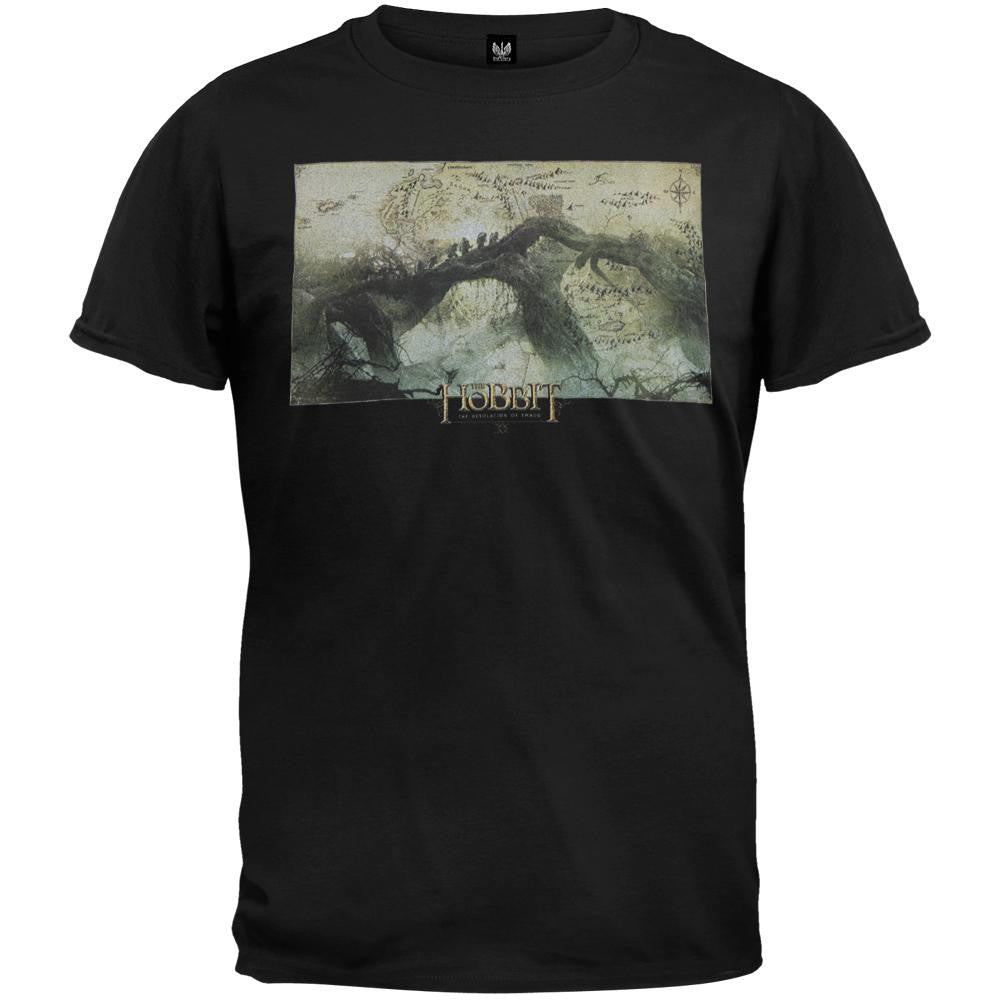 The Hobbit - Epic Journey Soft T-Shirt Men's T-Shirts The Hobbit 2XL Black