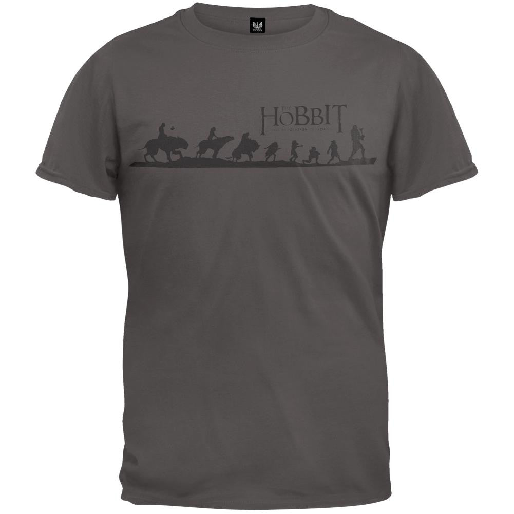 The Hobbit - Marching Soft T-Shirt Men's T-Shirts The Hobbit 2XL Grey