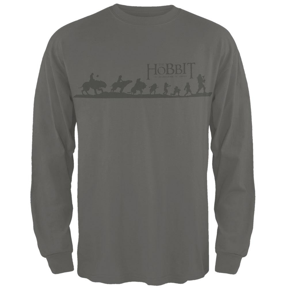 The Hobbit - Marching Long Sleeve T-Shirt Men's Long Sleeves The Hobbit SM Grey 