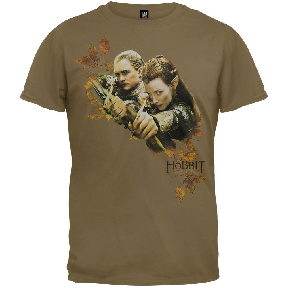 The Hobbit - Children of Mirkwood T-Shirt Men's T-Shirts The Hobbit 2XL Tan