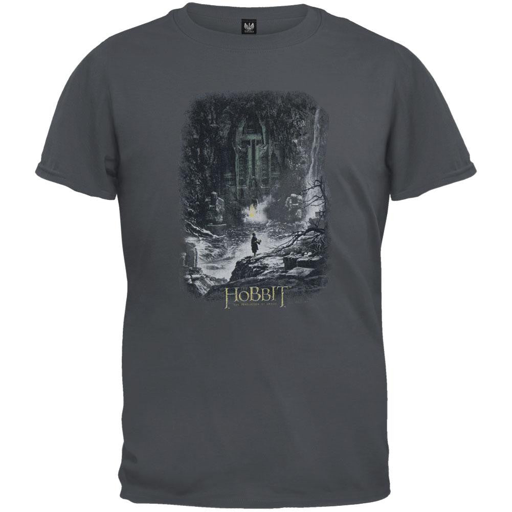 The Hobbit - Second Thoughts Youth T-Shirt Youth T-Shirts The Hobbit LG Grey