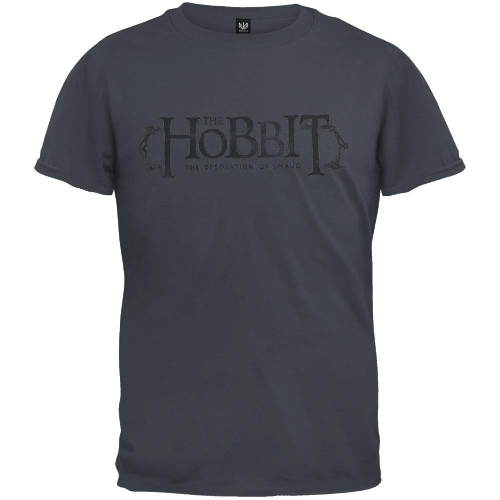 The Hobbit - Ornate Logo Youth T-Shirt Youth T-Shirts The Hobbit LG Grey