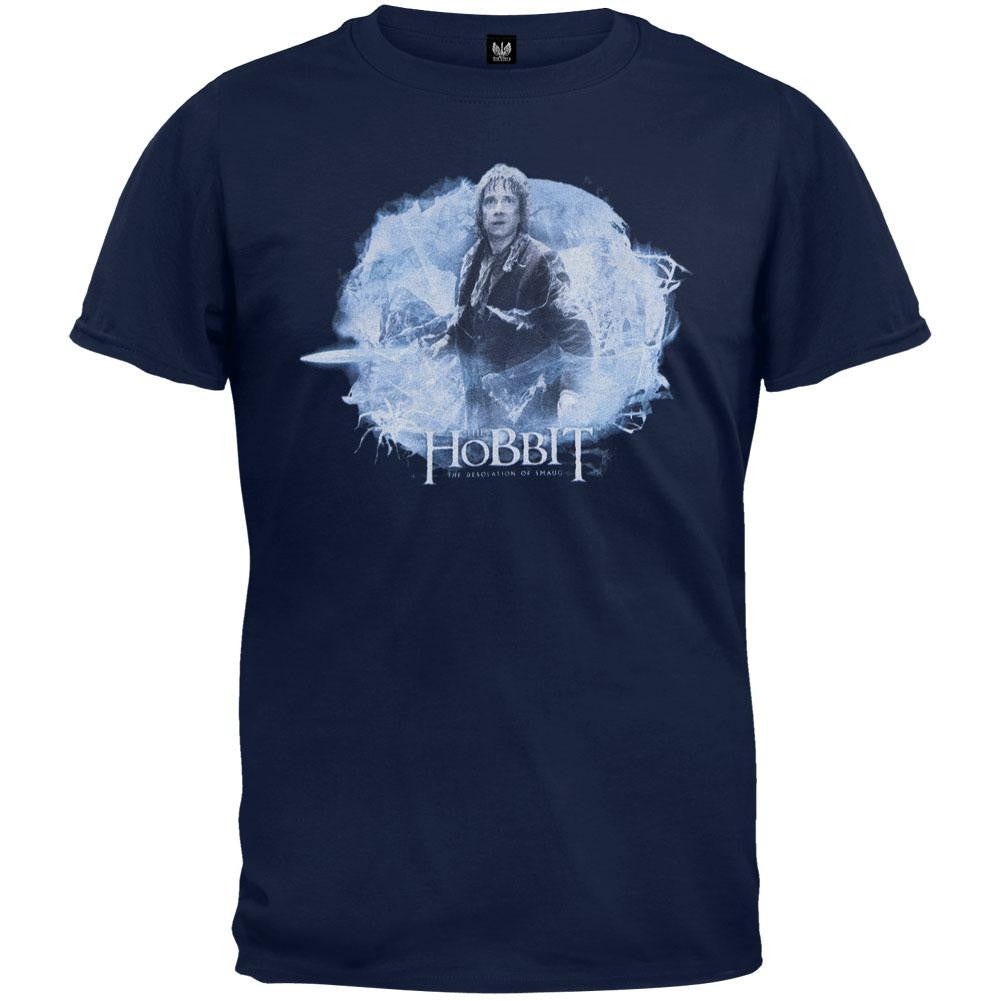 The Hobbit - Tangled Web T-Shirt Men's T-Shirts The Hobbit 2XL Dark Blue