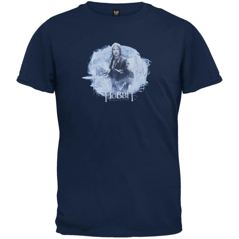 The Hobbit - Tangled Web Youth T-Shirt Youth T-Shirts The Hobbit LG Dark Blue