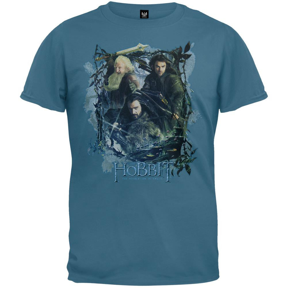 The Hobbit - Three Dwarves T-Shirt Men's T-Shirts The Hobbit 2XL Blue