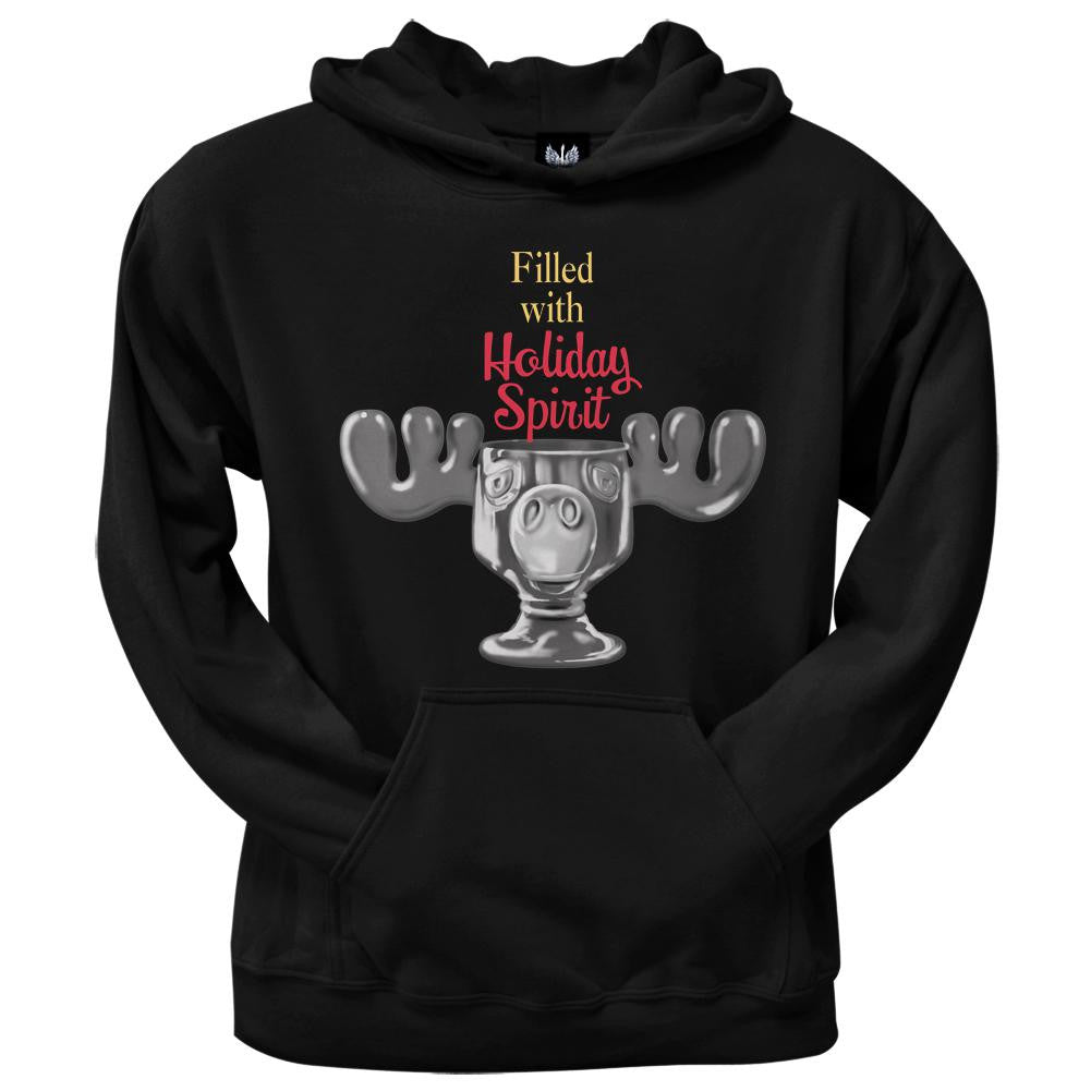 Christmas Vacation - Filled With Holiday Spirit Pullover Hoodie Men's Hoodies National Lampoon MD Black