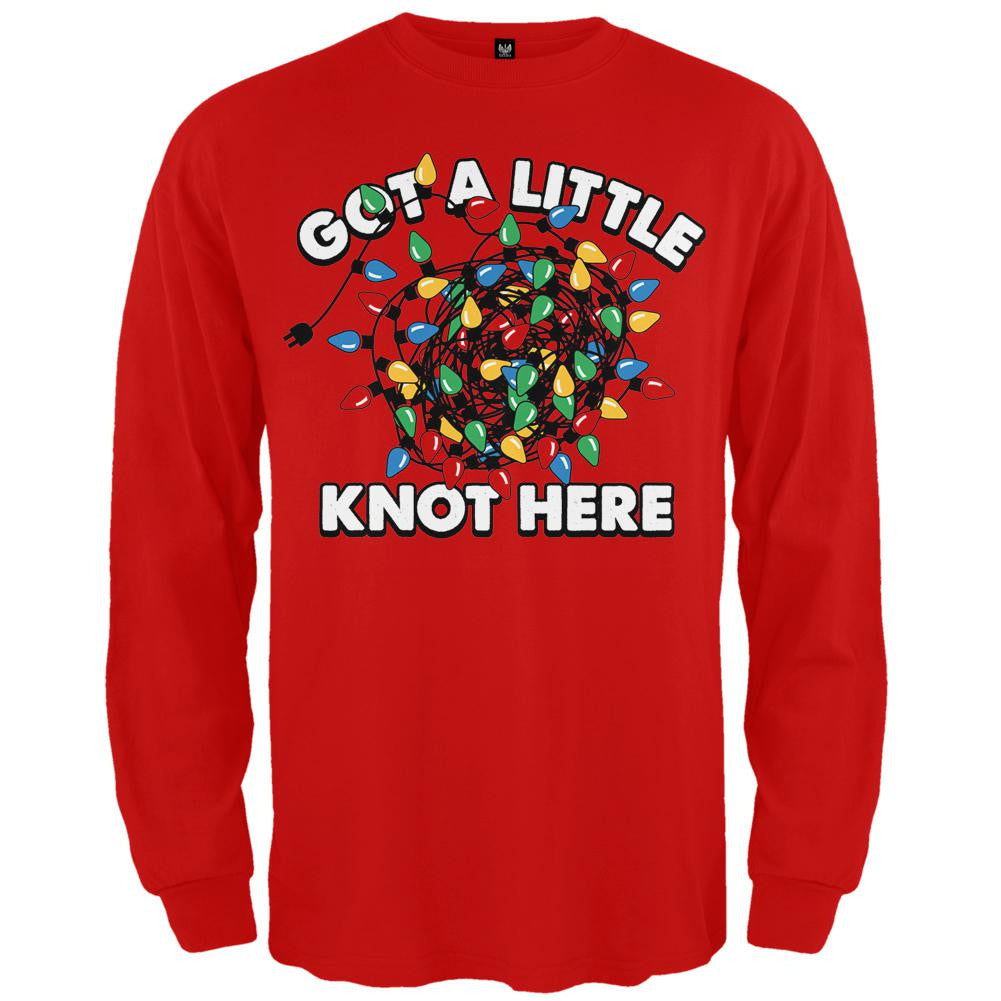 Christmas Vacation - Got A Little Knot Here Long Sleeve T-Shirt Men's Long Sleeves National Lampoon 2XL Red 