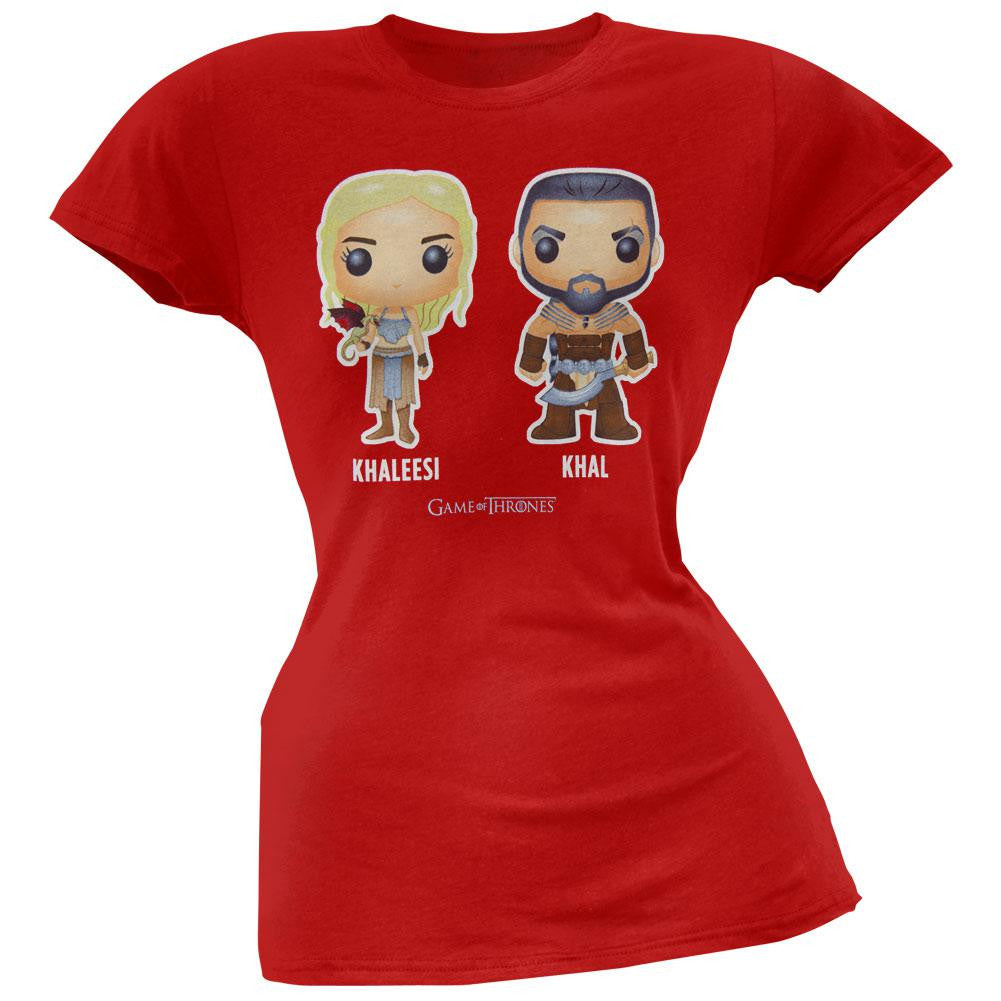 Game of Thrones - Khaleesi Juniors T-Shirt Juniors T-Shirts Game of Thrones SM Red