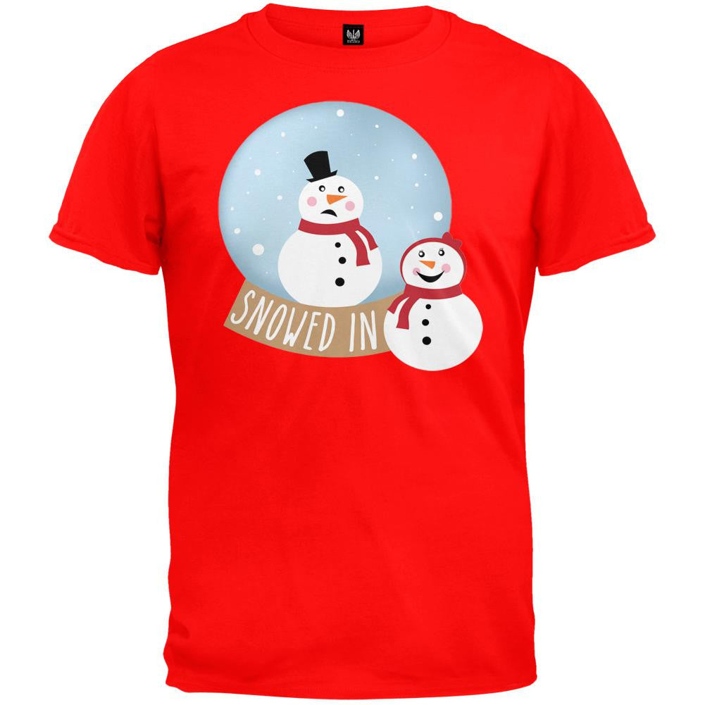 Snow Globe T-Shirt Men's T-Shirts Old Glory 2XL Red 