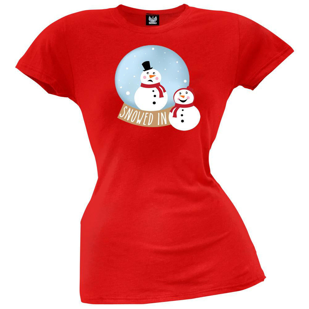 Snow Globe Juniors T-Shirt Juniors T-Shirts Old Glory   