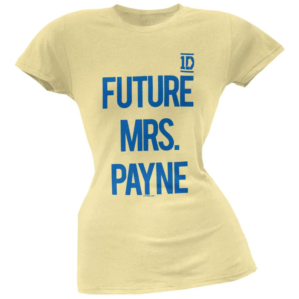 One Direction - Future Mrs. Payne Juniors T-Shirt Juniors T-Shirts One Direction XL Yellow 
