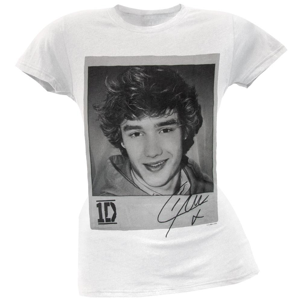 One Direction - Liam Polaroid Juniors T-Shirt Juniors T-Shirts One Direction XS White 